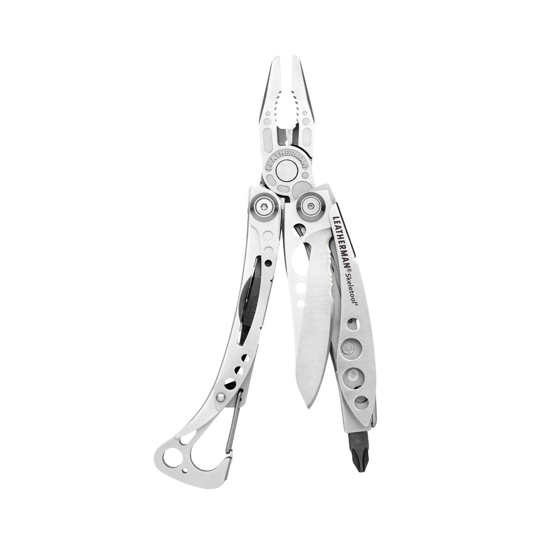 Leatherman Skeletool - tools fanned open, stainless steel - Nitecore Singapore
