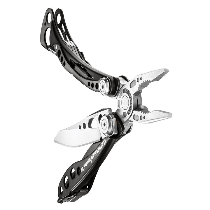Leatherman Skeletool CX - Black &amp; Stainless, tools fanned open - Nitecore Singapore