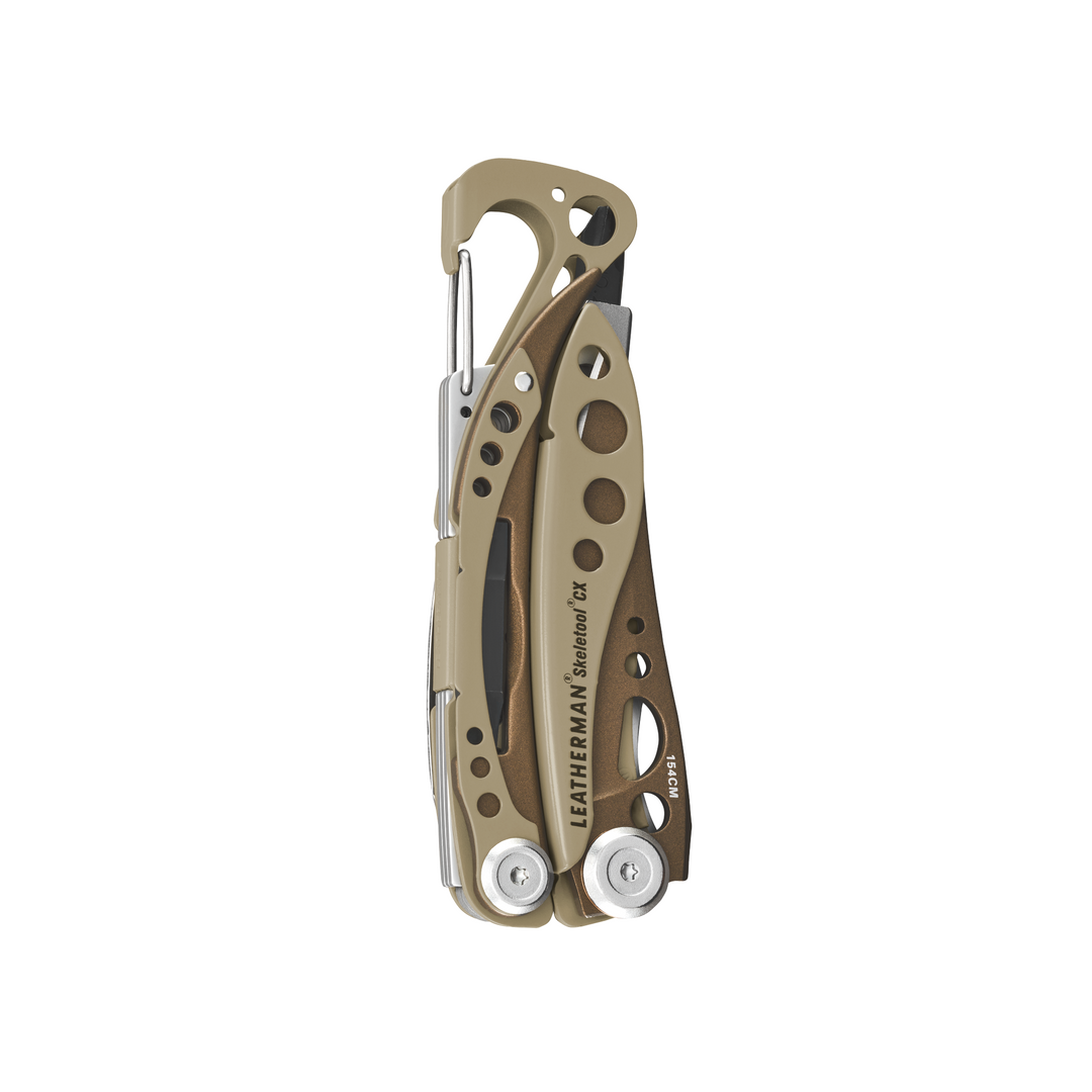 Leatherman Skeletool CX - Sandstorm, closed - Nitecore Singapore