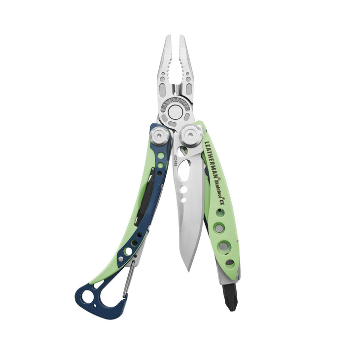 Leatherman Skeletool CX - Verdant, pliers open - Nitecore Singapore