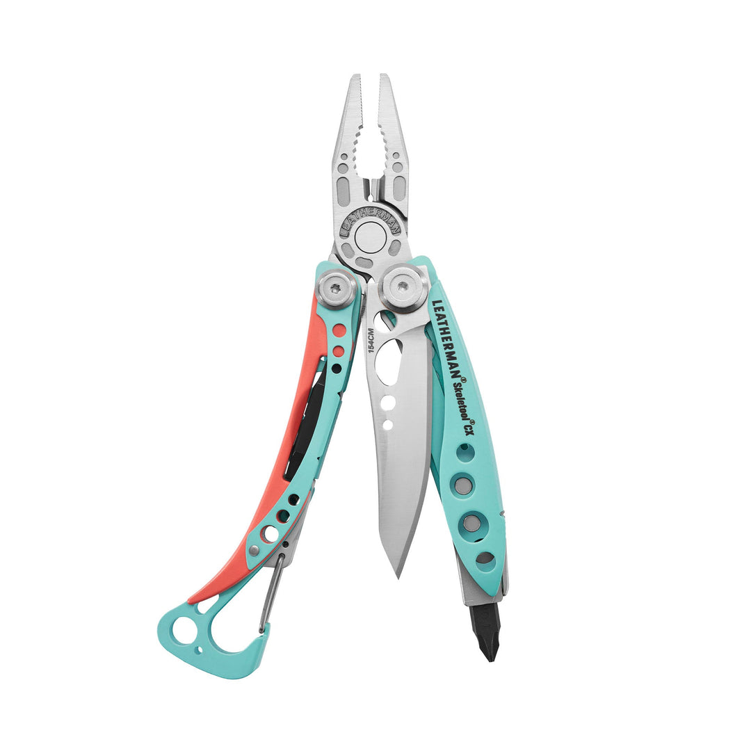 Leatherman Skeletool CX - Paradise, pliers open - Nitecore Singapore