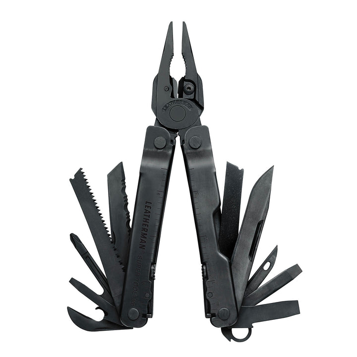 Leatherman Super Tool 300 - Black, tools fanned open - Nitecore Singapore