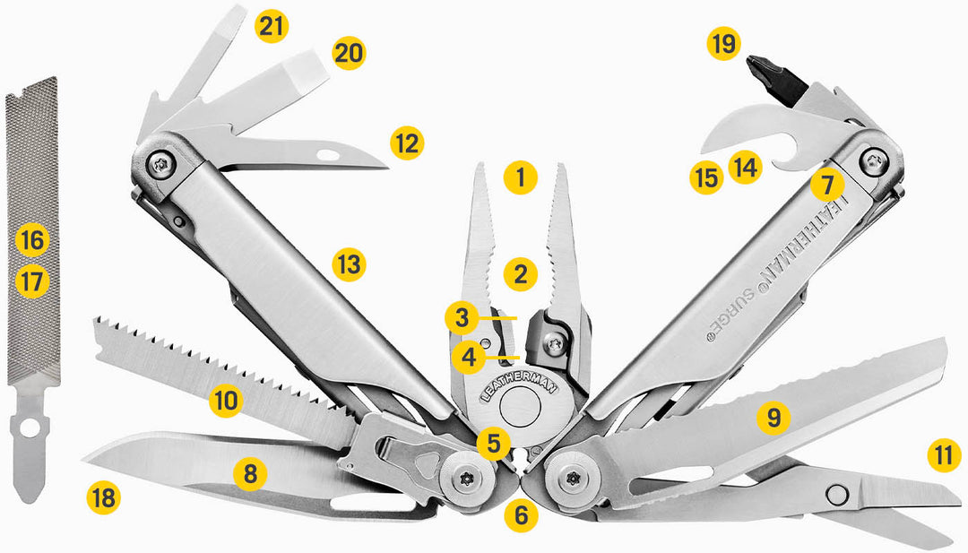 SURGE BLACK - 21 TOOLS