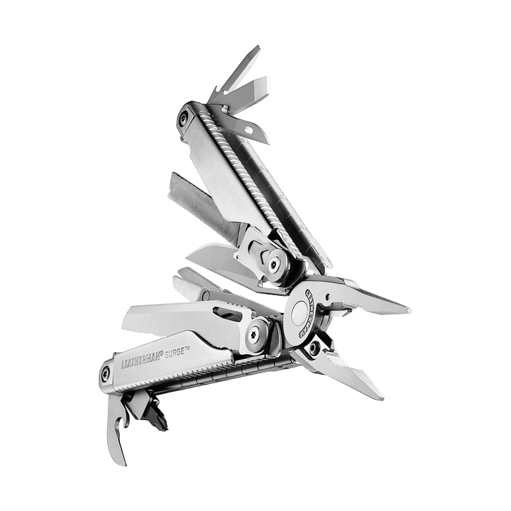 Leatherman Surge - Stainless Steel, all tools deployed - Nitecore Singapore