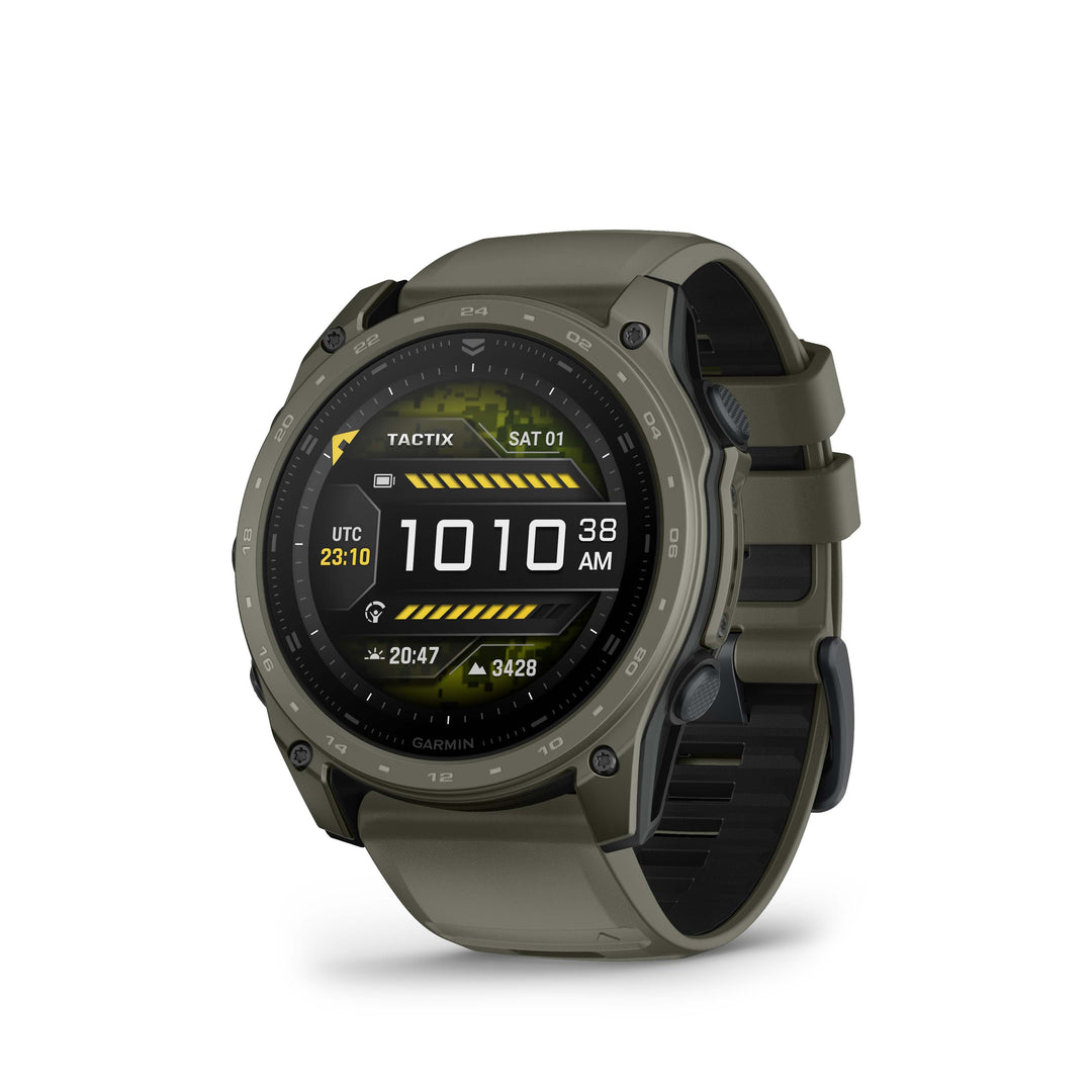 Garmin tactix 8 - 51 mm Olive Drab Cerakote Coating - Nitecore Singapore