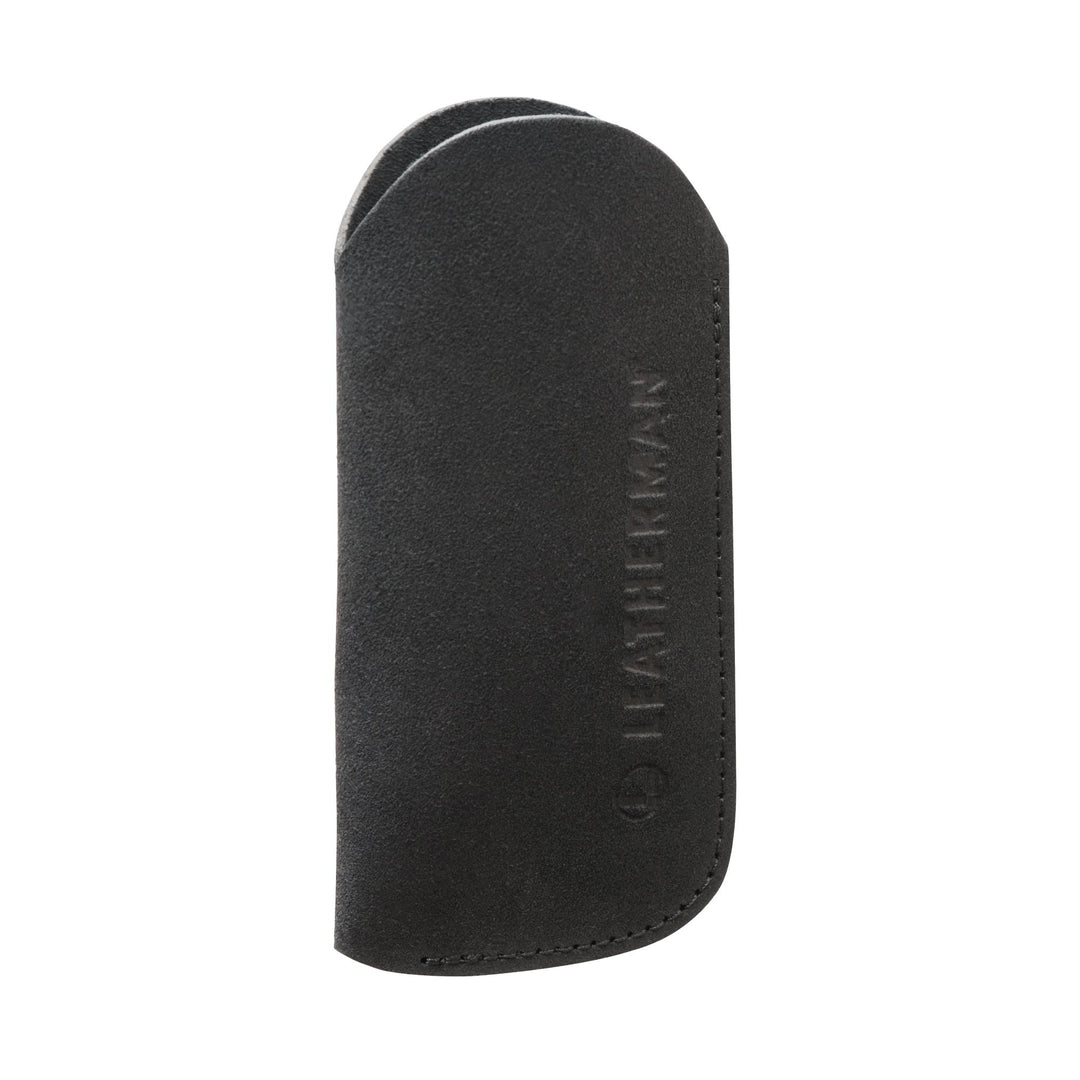 Leatherman Leather Sleeve - black leather, front - Nitecore Singapore