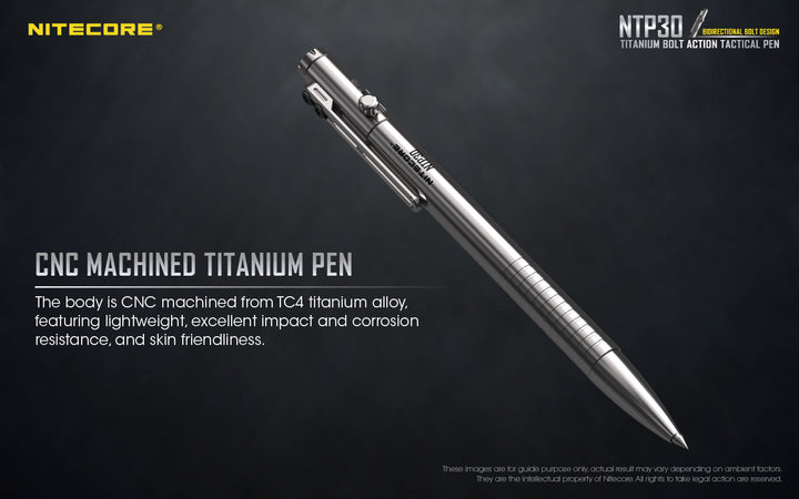 Bolt Action Titanium Pen NTP30