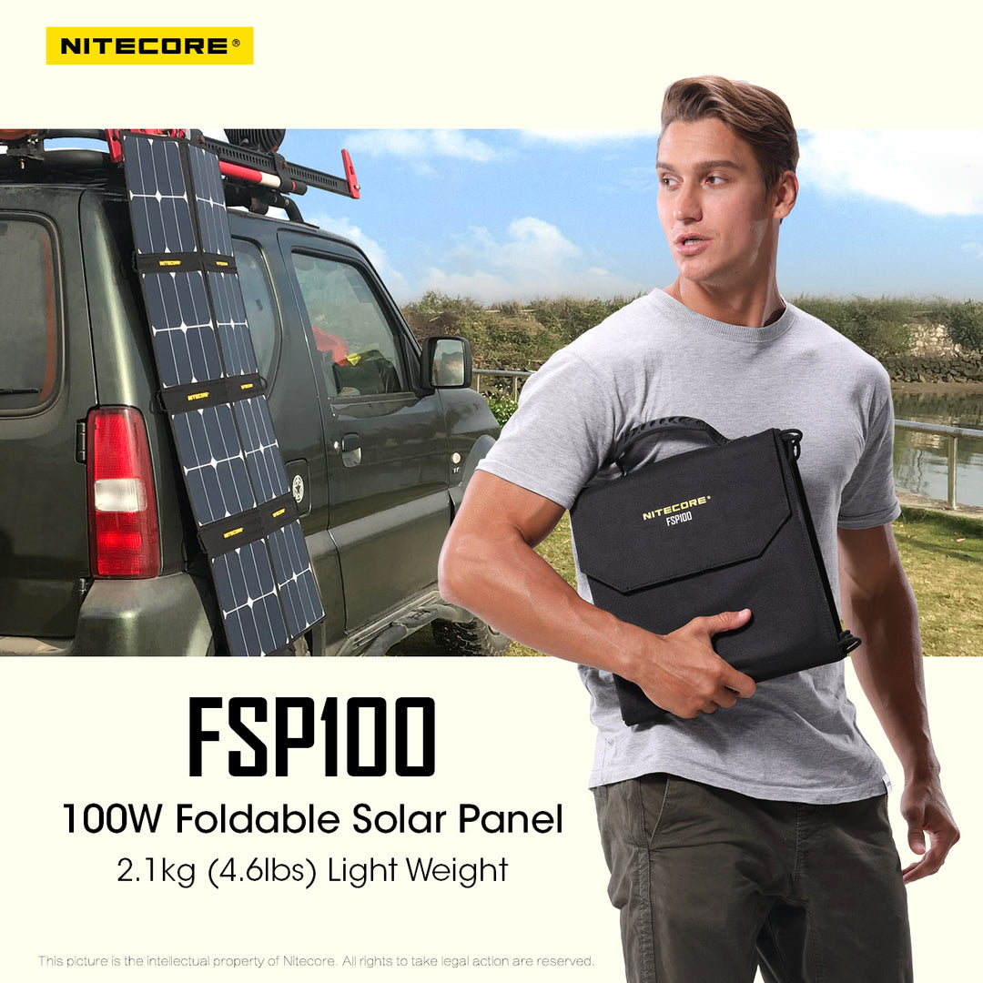 100W Foldable Solar Panel (FSP100)