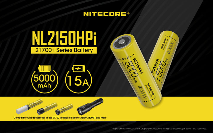 NL2150HPi (21700 - 5000mAh - 15A)